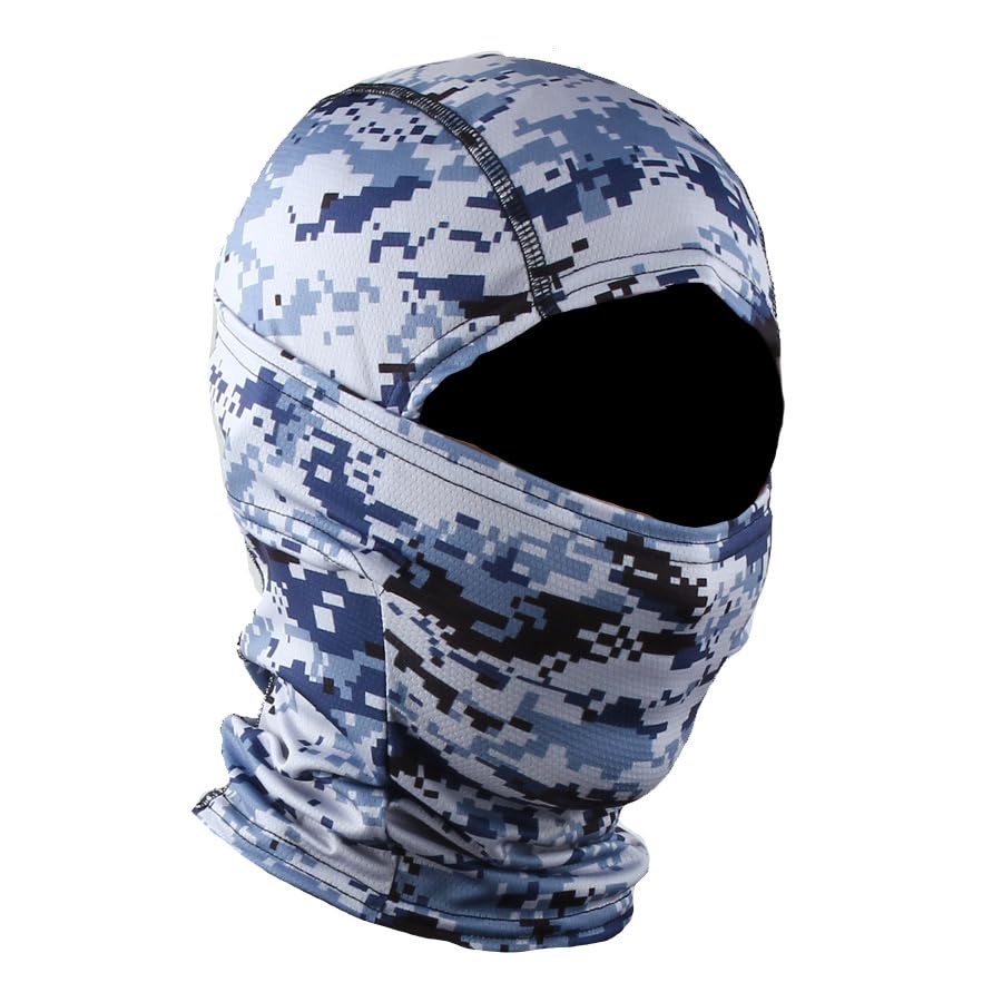 EVD-X Military Camo Face Mask Bandana Balaclava Hood Headwear for Men Women Tactical Training Cycling Ski Hunting (New Rec - 45)