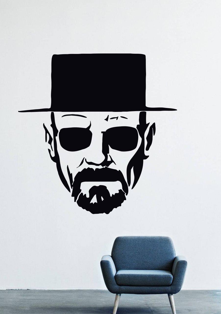 Walter Hartwell White Wall Decals Decor Vinyl Stickers