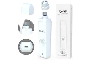 Dog Nail Trimmers-Powerful 2-Speed Dog Nail Grinder