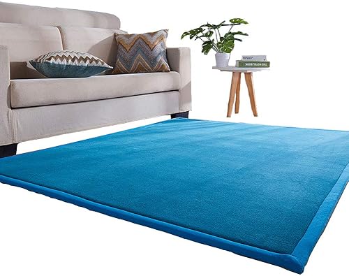 Miniatura 3 de Lyfreen Alfombra moderna de espuma viscoelástica para niños y niñas con diseño de flores, alfombra para niños y niñas, ultra suave, para dormitorio