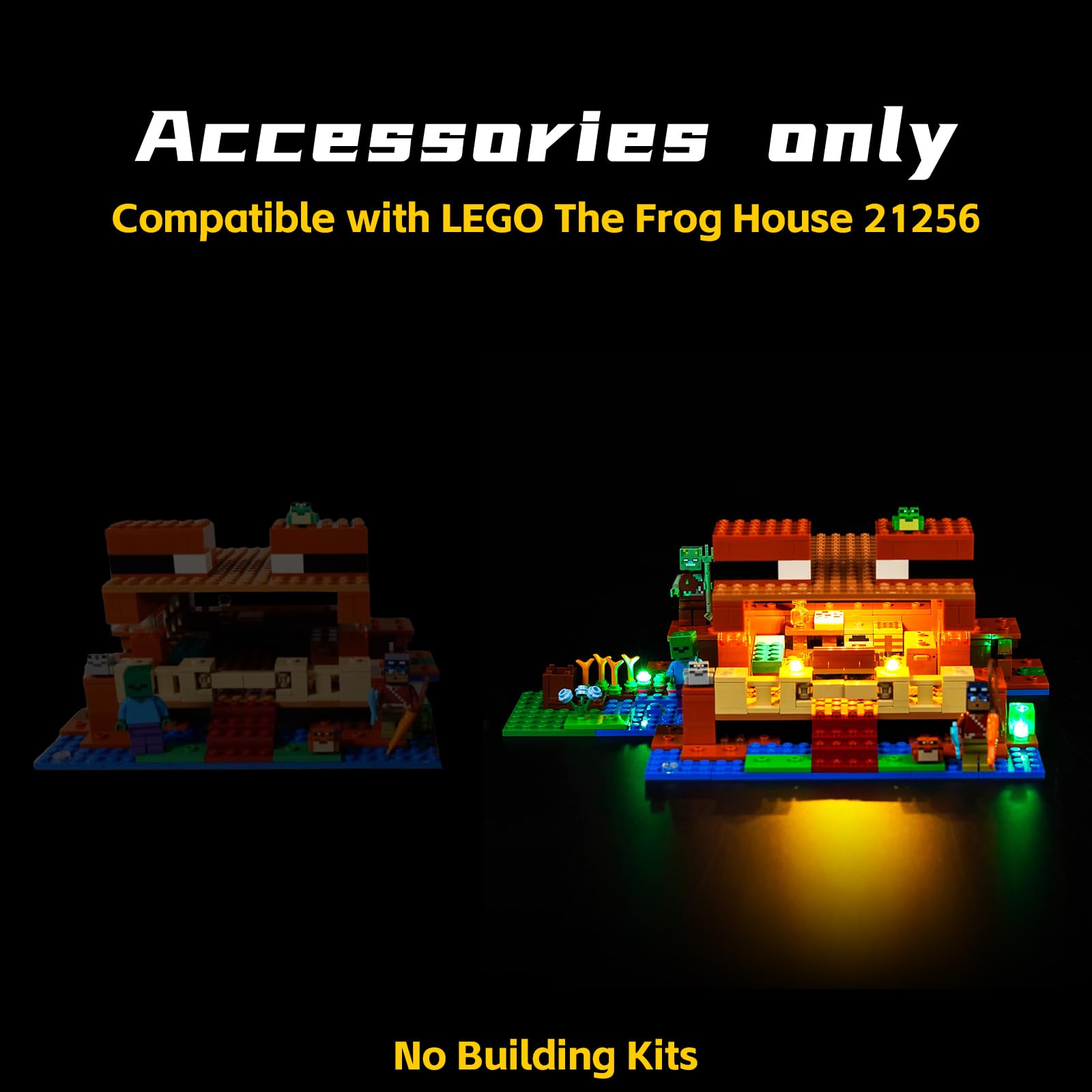 Led Light Set Compatible with Lego The Frog House 21256 (No Model) - Image 4