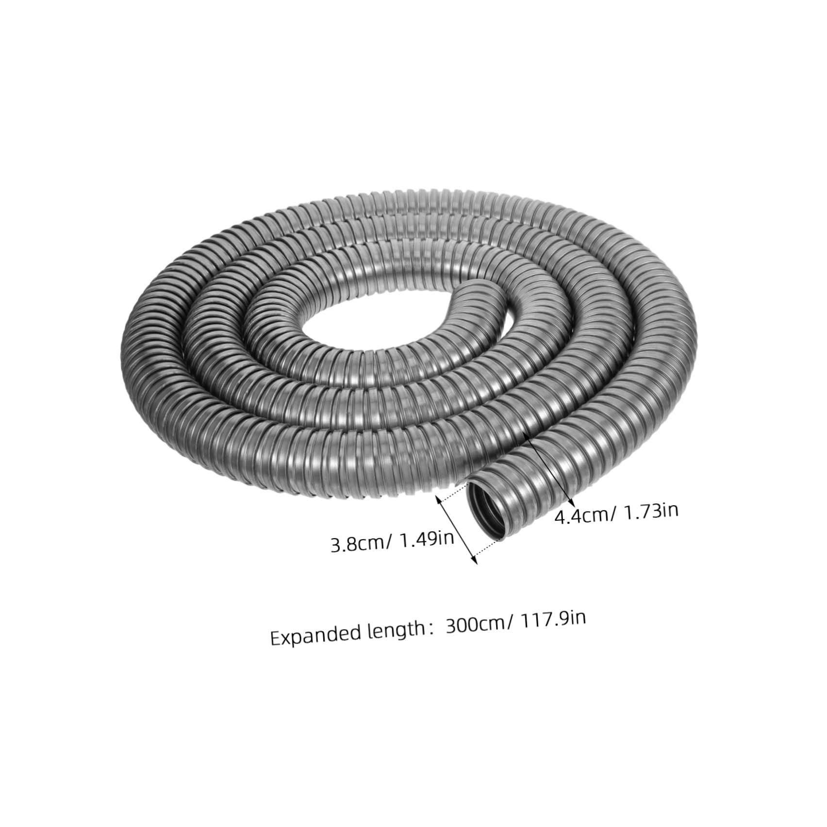 Tubo Corrugato in Acciaio Inox 304 Flessibile per Cavi, Argento | Protezione Esterna Resistente alle Intemperie, Antiruggine, per Cablaggi e Impianti in Ambienti Tecnici