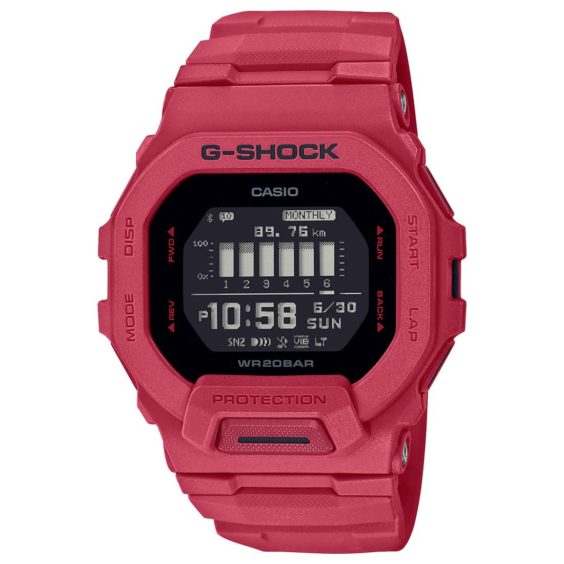 Casio G-Shock Bluetooth Connect Digital Black Dial Men GBD-200RD-4DR (G1203) (B09SV3B2FP) Amazon Price History, Amazon Price Tracker