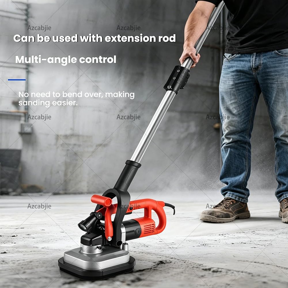 Levigatrice/Lucidatrice Professionale a 4 Teste per Pavimenti,3600 W, con Diamante,6 velocità di Controllo,per Livellare Il Calcestruzzo, Lucidare La Pietra E Disincrostare I Metalli
