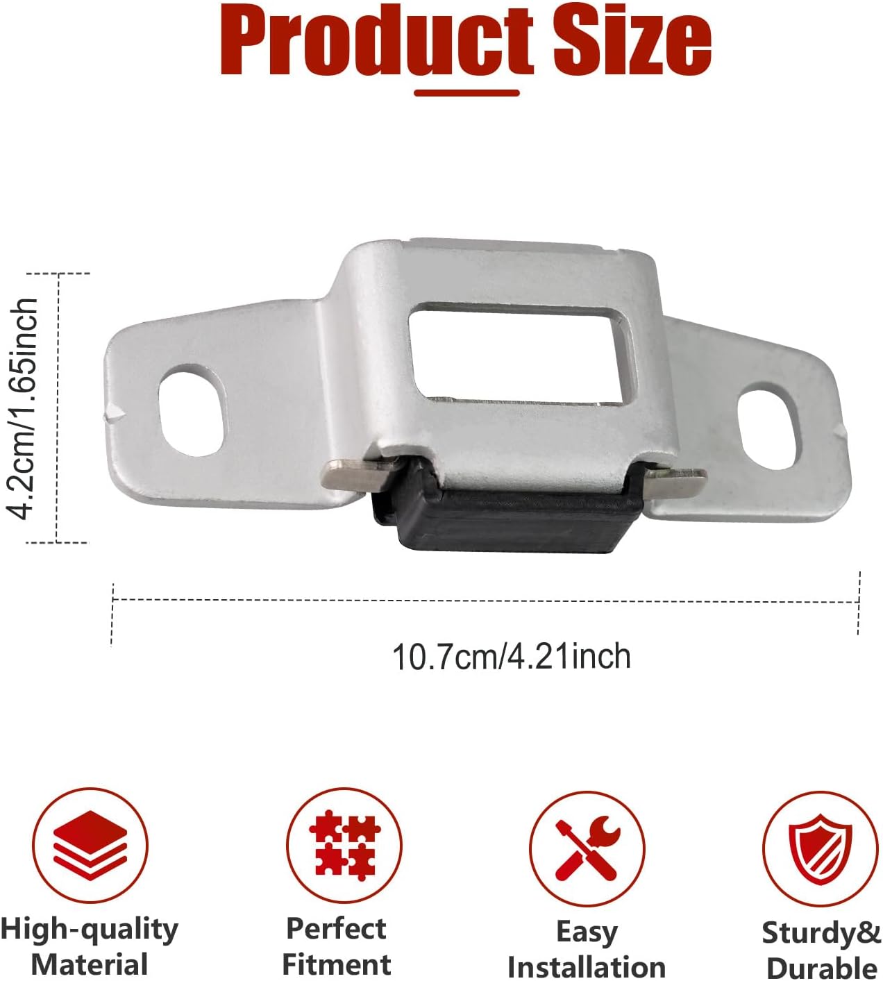 Tailgate Latch Striker Plate for 1998-2011 Ford Ranger Truck Left / Right Pair Door Strike Plate, Replaces F37Z-99431B54-A F37Z99431B54A (2 PCS)