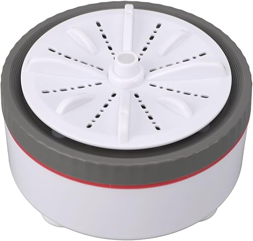 Miniatura 8 de Mini lavadora turbo eficiente y conveniente, lavadora portátil Ultrasonicturbo con USB para el hogar viajes de negocios RV apartamento calcetines