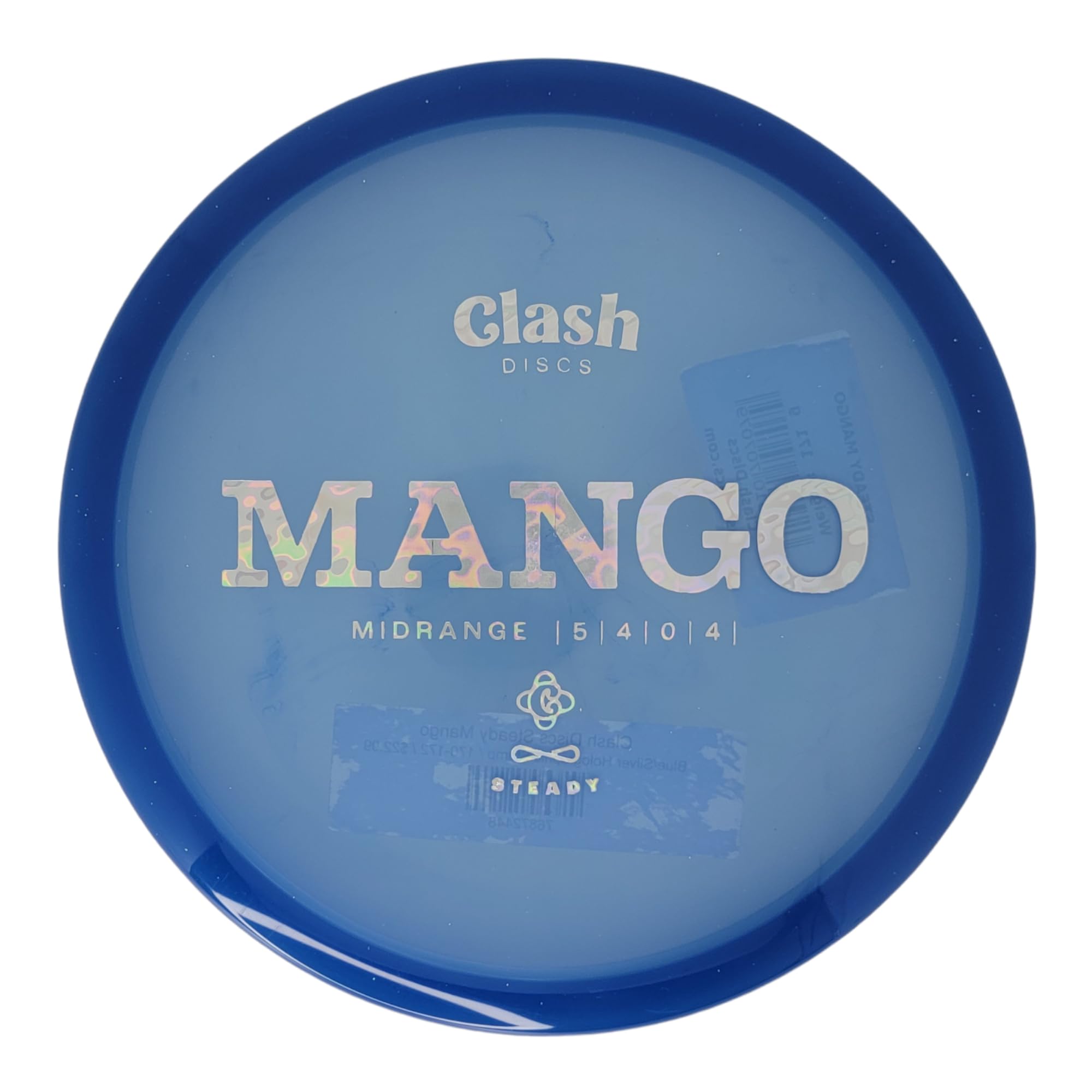 Clash Discs Mango in Steady Plastic | Advanced Level Disc Golf Midrange Disc [Color Shade & Stamp Color May Vary] (Colors Vary, 170-180)