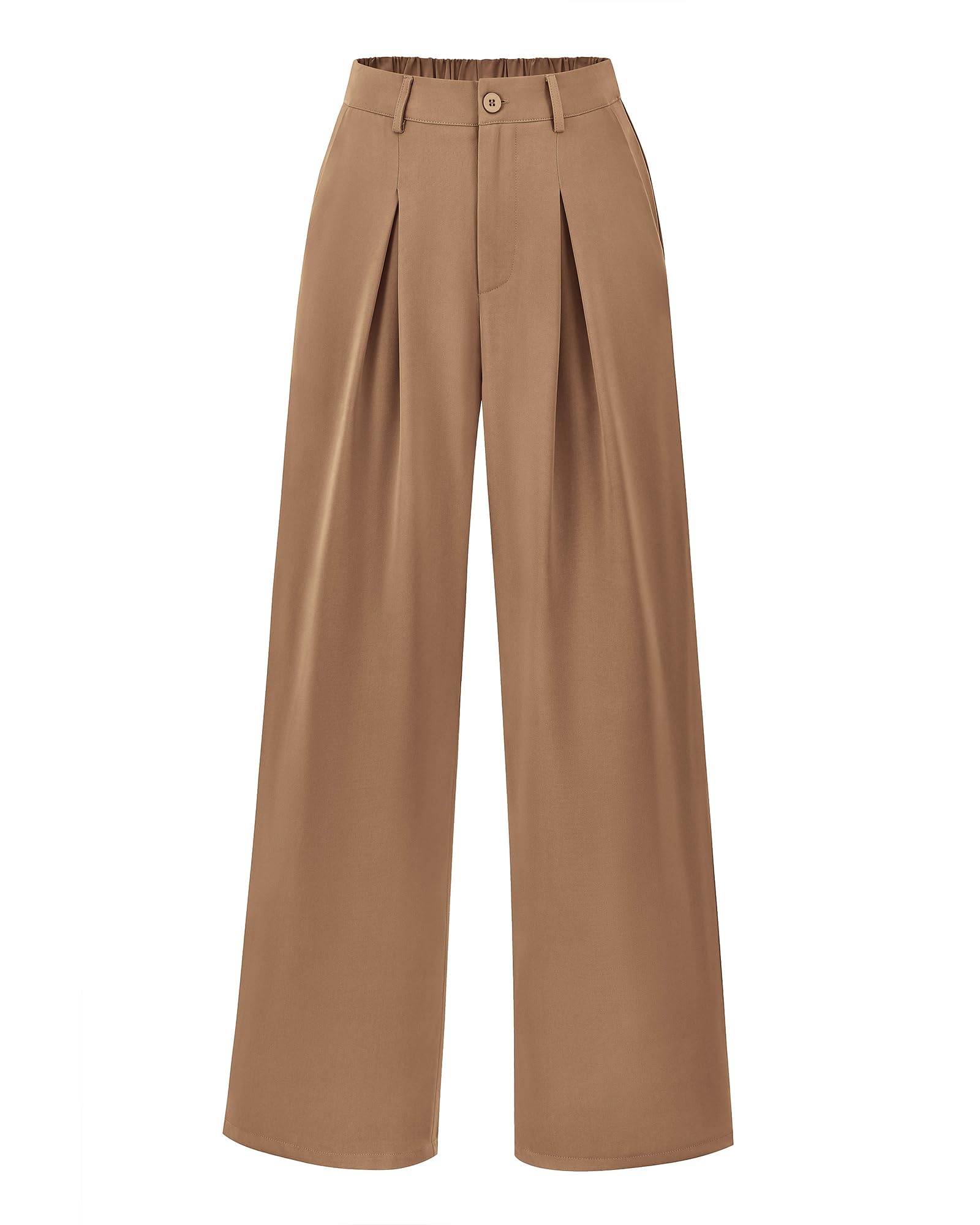 BTFBM Women High Waist Palazzo Pants Spring 2026 Casual Wide Leg Trousers Loose Work Office Business Suit Pant Pockets