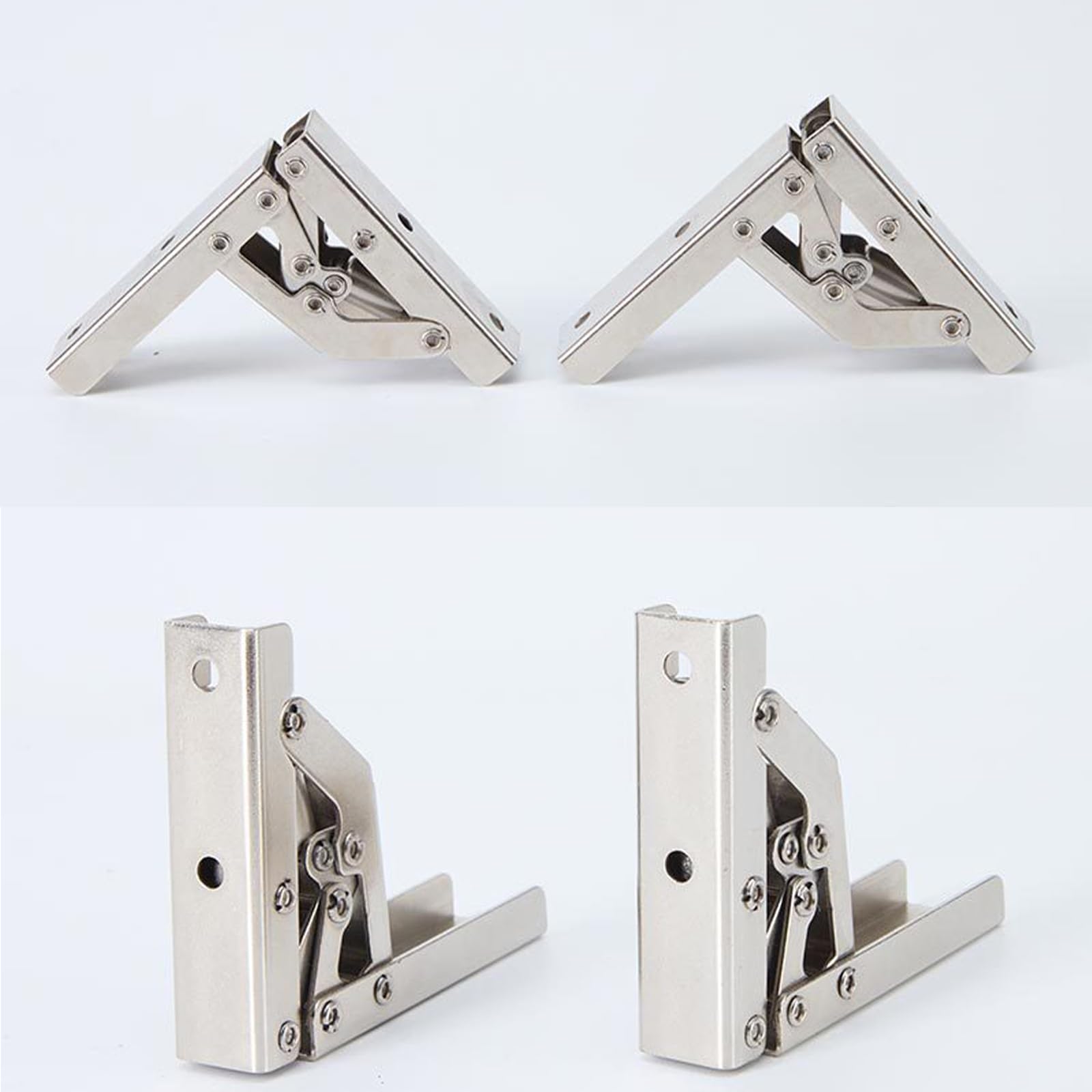 KAFENDA-90 Degree Folding HingesHard Closing Hinges for Cabinet Upgrades-Easy to Install Concealed Hinges (4) - Image 3