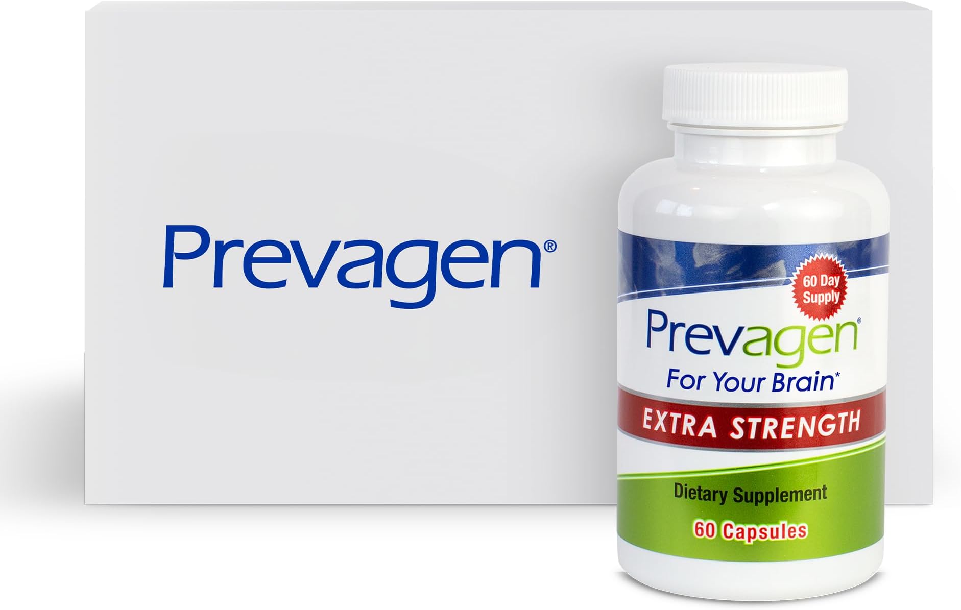 Prevagen Extra Strength - 60 Capsules (2 Month Supply) | Formulated for Your Brain | 20mg of Apoaequorin Plus Vitamin D3