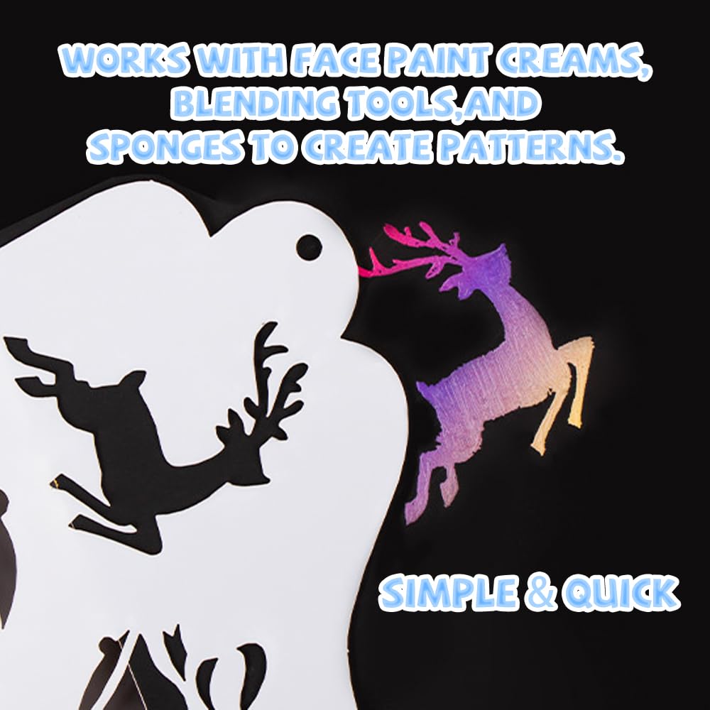 146 Colors Professional Face Painting Kit for Kids & Adults, Non Toxic Water Based Split Cake Face Paint Palette 36 x 10gm + 6 Sequins Gels,One Stroke Rainbow Body Paint Set for Halloween & Christmas - Image 9