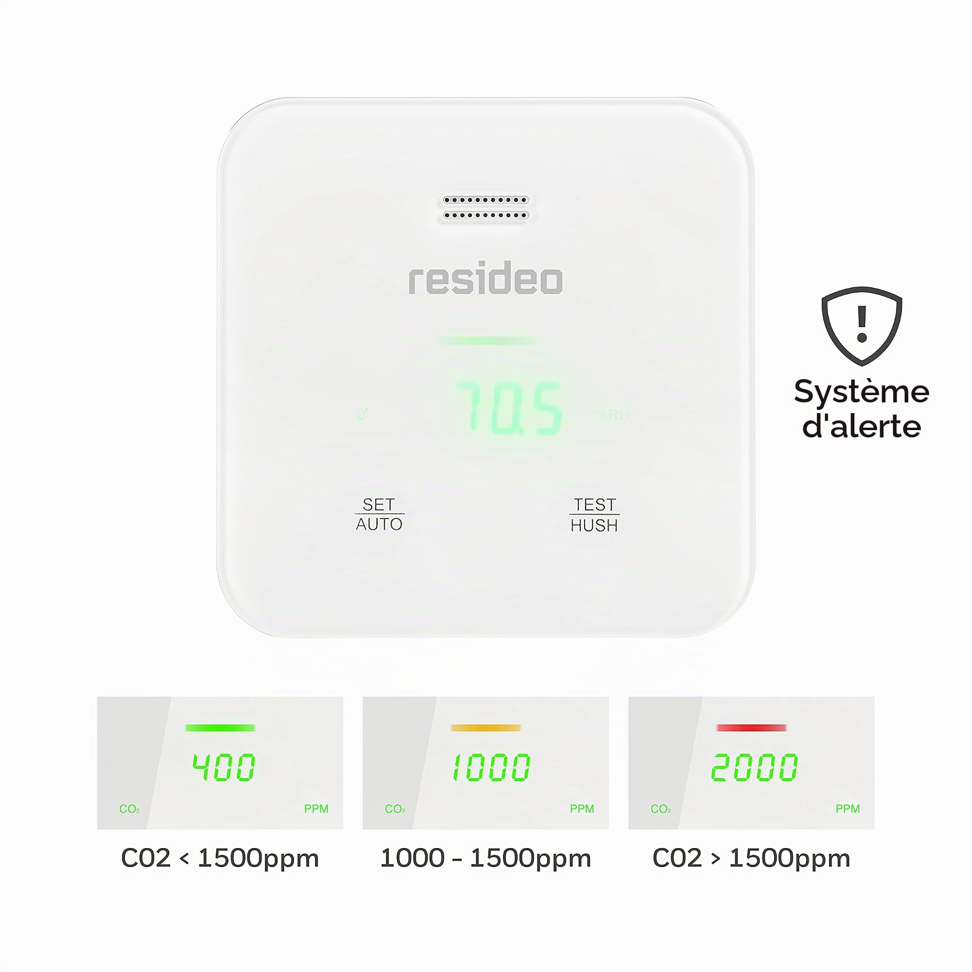 Resideo Capteur de Dioxyde de Carbone R200C2-A