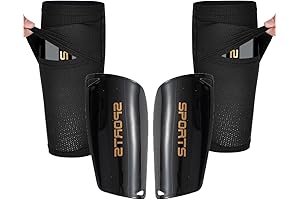 Youth Soccer Shin Guards with Inserted Pocket