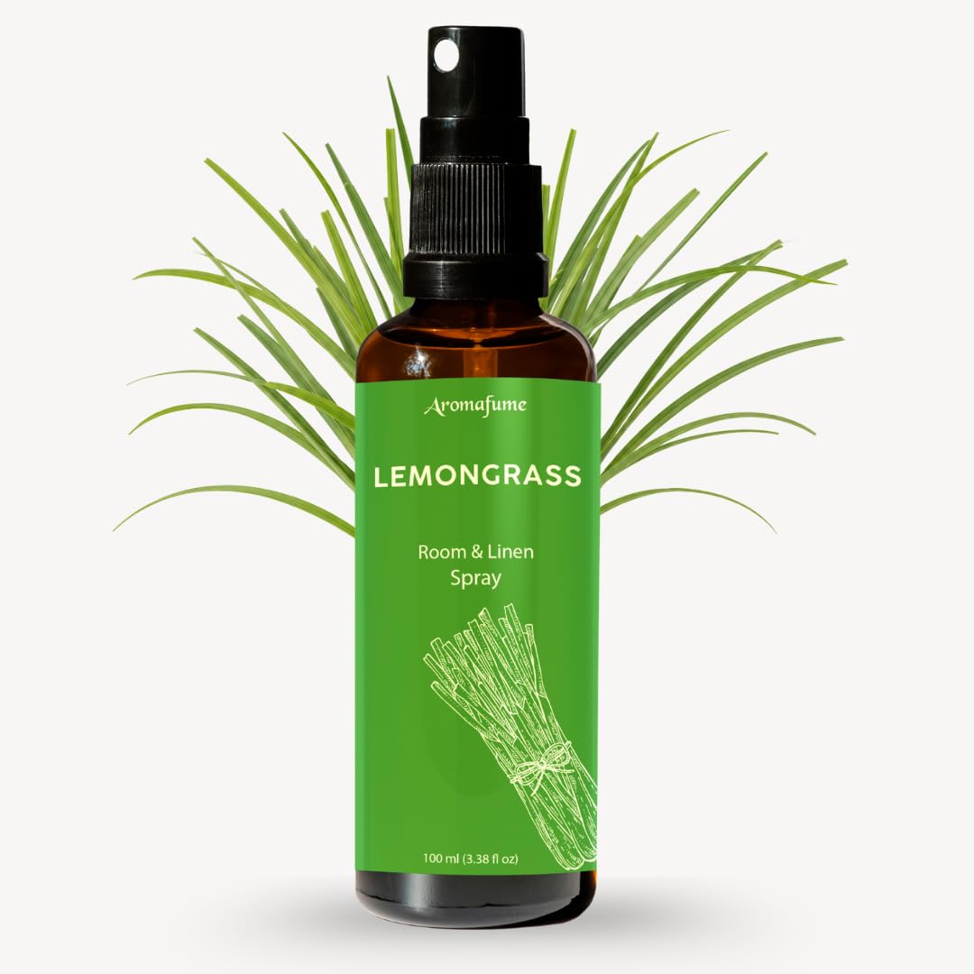 Lemongrass Air Freshener Spray for Room, Linen & Pillow 100ml by Aromafume