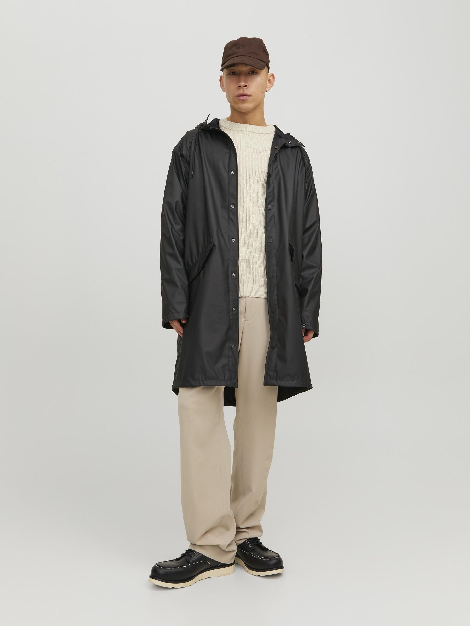 JACK & JONES Jjeurban Rain Coat Noos Veste de Pluie Homme