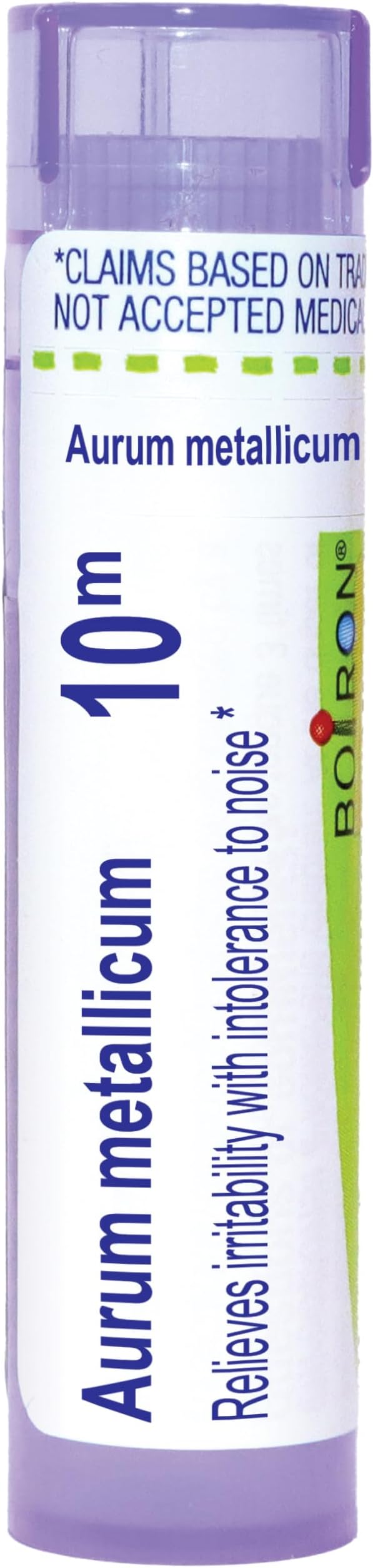 Aurum Metallicum 10M for Irritability with Intolerance to Noise - 80 Pellets