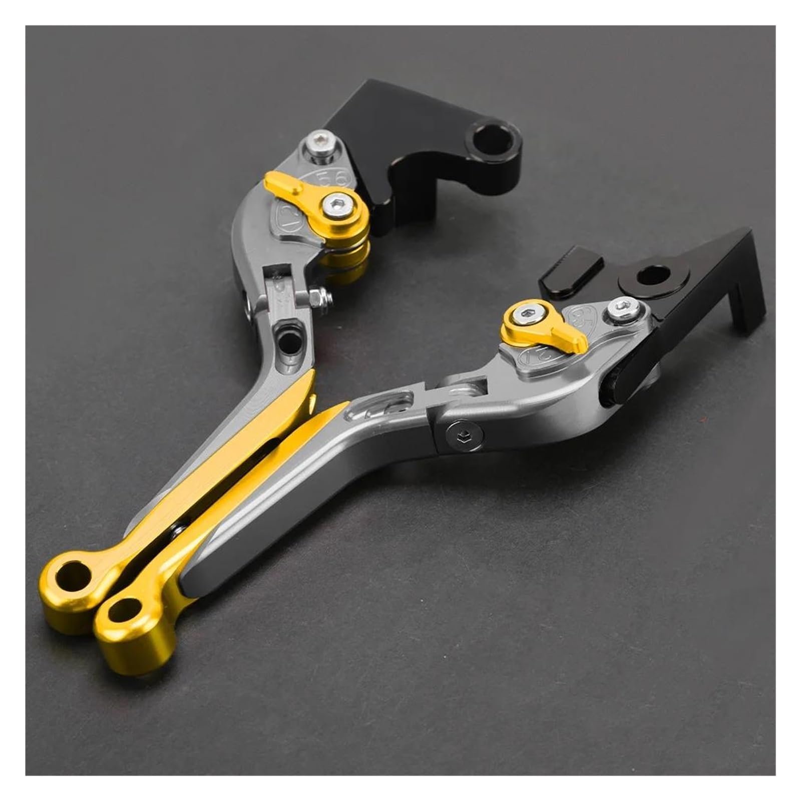 Rvevfbkbal N Handle Levers Brake Clutch Lever For Tdm 850 Tdm850 1991-2002 Foldable Adjustable(N)
