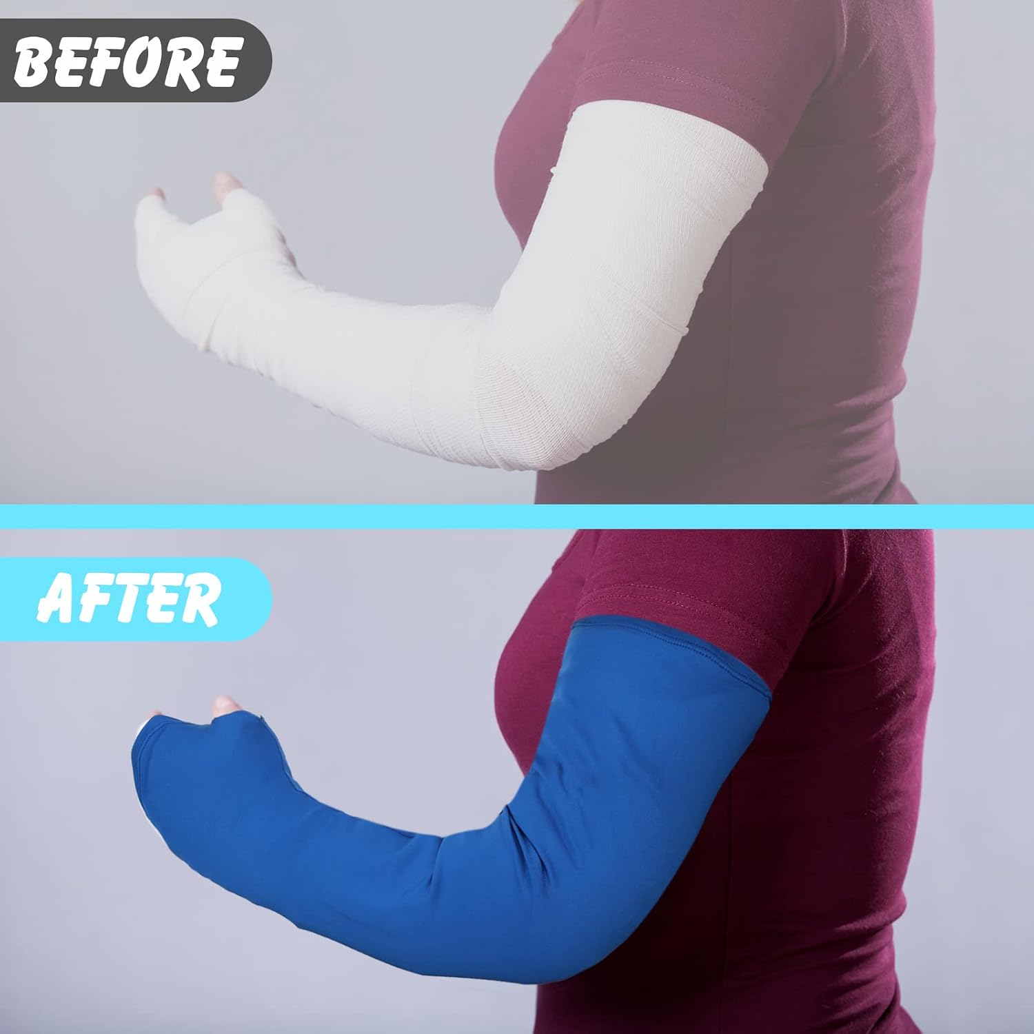 Boao 12 Pcs Arm Cast Cover