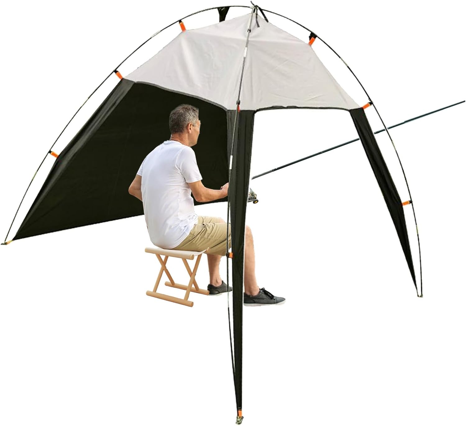 Outdoor Canopy - Sun Shade Tent Beach Shelter | Gazebo Canopy,for Backyard Deck Garden Outdoor Beach Patio Picnic Porch