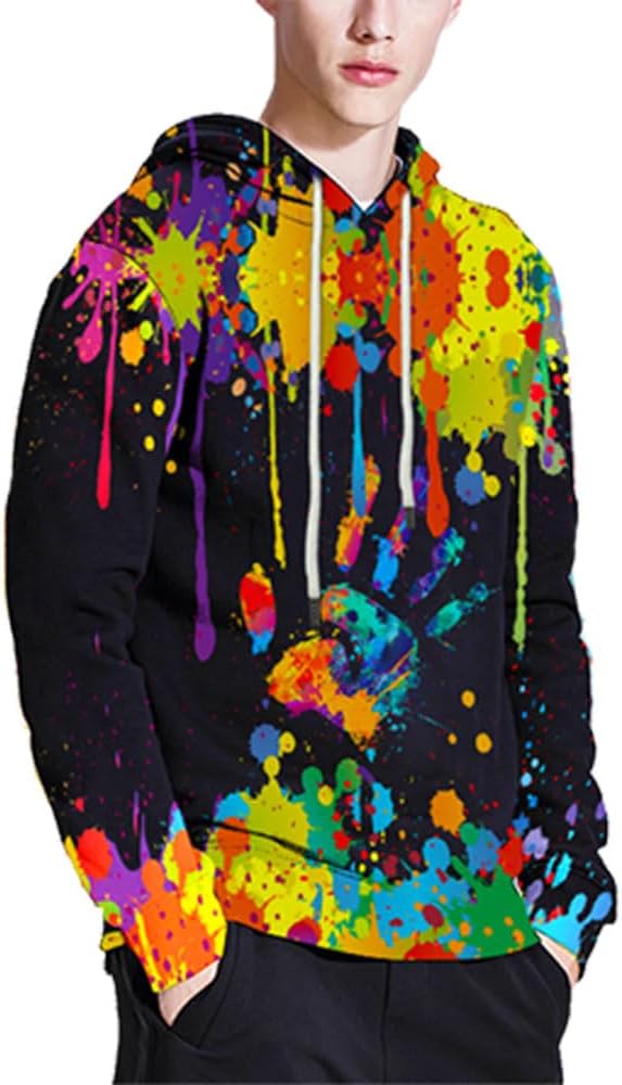 Hgvoetty Unisex 3D Print Hoodies Graphic Space Pullover Hooded Sweatshirts for Men Women - Image 2