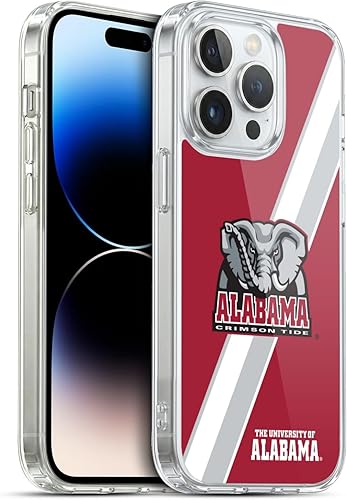 Miniatura 315 de Head Case Designs Funda de gel con logotipo oficial de la Universidad de Alabama UA [protección de grado militar] compatible con Apple iPhone 11