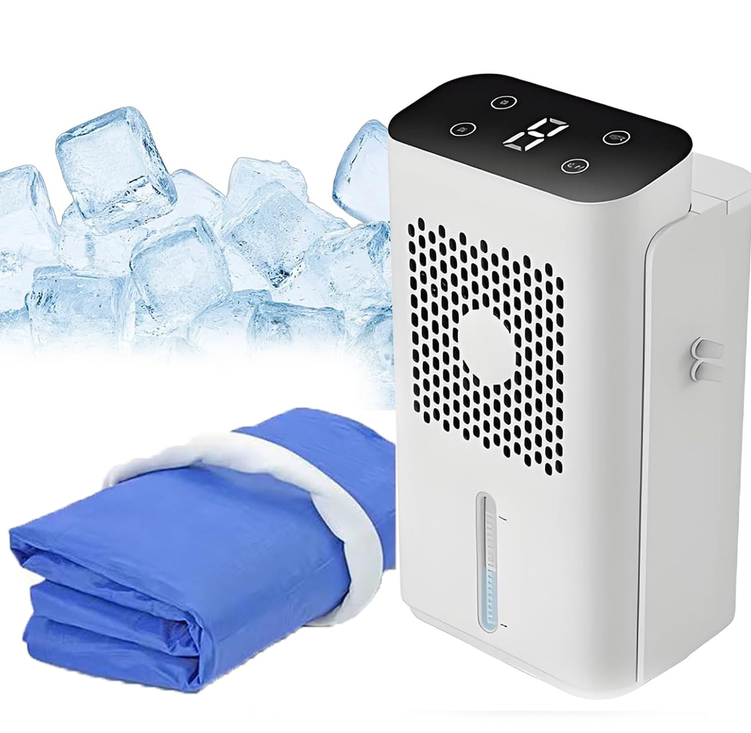 OSPSHPG Water-cooled Mattress Cooler, Bed Cooling With Lcd Display, 1.7l Water Tank, With Silent Water Pump, For Summer Comfort And Enhanced Sleep Quality, 160 * 70cm