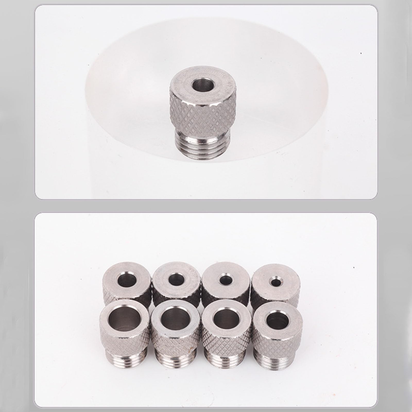 M14x1 5 Grobgewinde Bohrbuchsen Edelstahl Gerändelter Größen 3–10 Mm Für Industrielle Werkzeuge Und Vorrichtungen. Hochfeste Bohrbuchsen