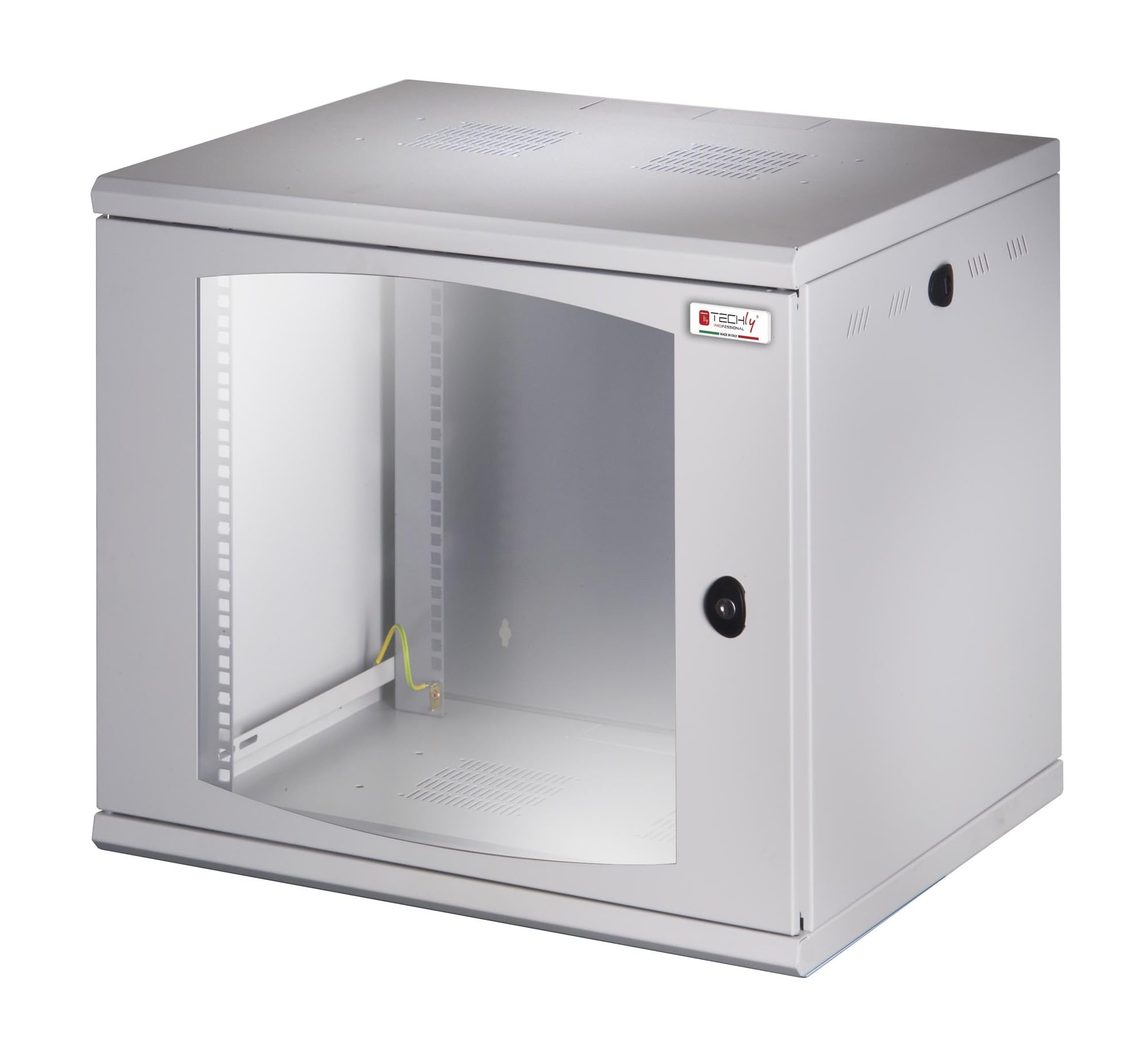 Techly Professional 103717 Rack 19" Wandschrank 10 Einheiten Unica Prof. 500mm Grau