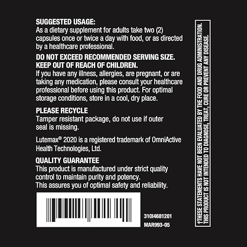 Miniatura 3 de Invite Health Macula Hx Advanced - Proporciona carotenoides, vitaminas, minerales y extractos de bayas para apoyar la salud general de la visión -