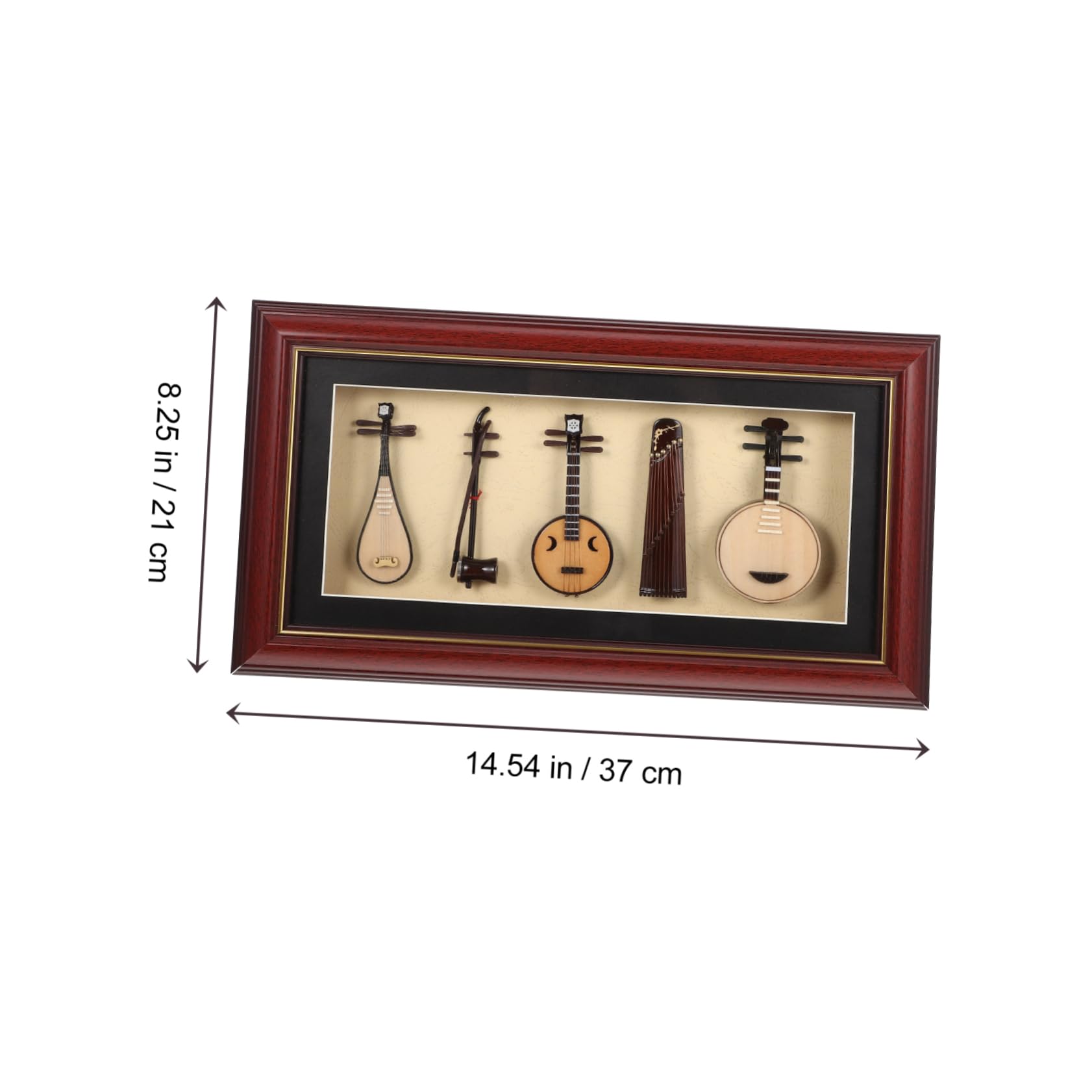 Set da 5 Modelli di Strumenti Musicali Folk Realistici per Arredamento Casa e Regalo
