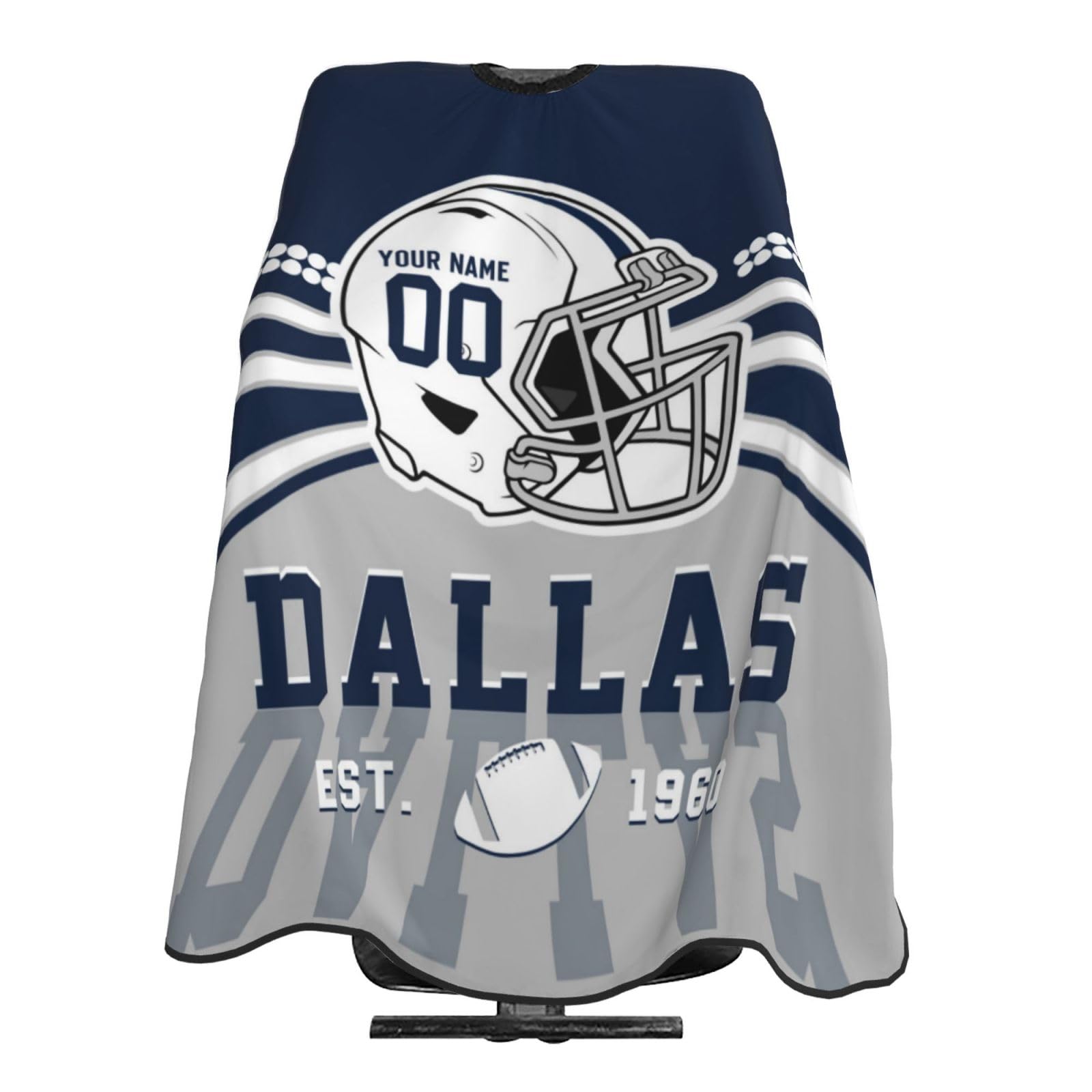 Custom Barber Cape,Personalized Football Style Hair Capes,Salon Cape Hair Cutting Cape Custom Haircut Kit Hairdressing Apron