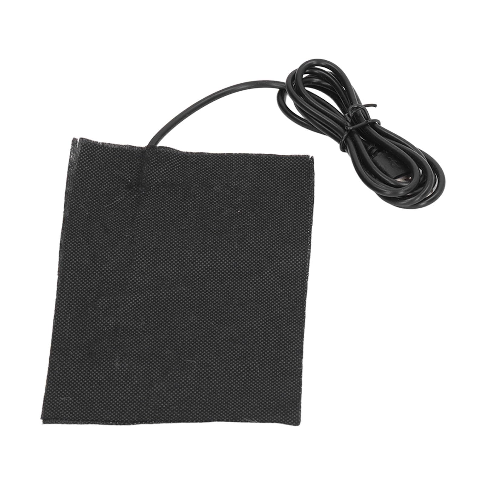 Portable Heating Pad, USB Small Heating Pad Cordless Heating Pad, with Adjustable Heat and Foldable Design 10x15cm 60? Temperature for Home and Office Use