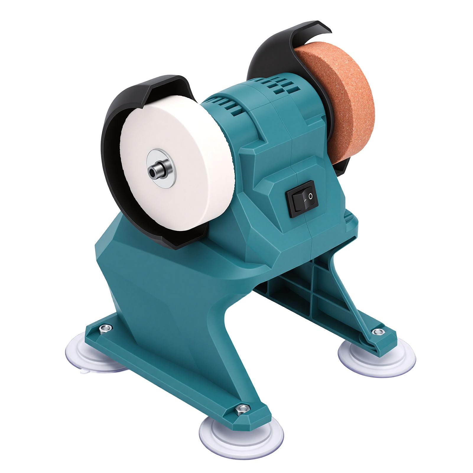 Mini Amoladora de Banco Eléctrica con Potente Motor para Esmerilar y Pulir, para Aplicaciones Metalúrgicas, Material ABS