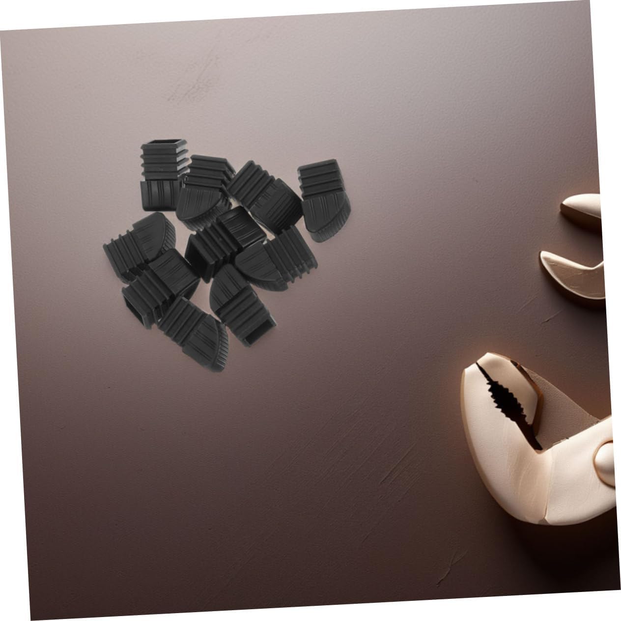 12Pcs Black PP Table Leg Protectors for Folding Table Outdoor Use image 4