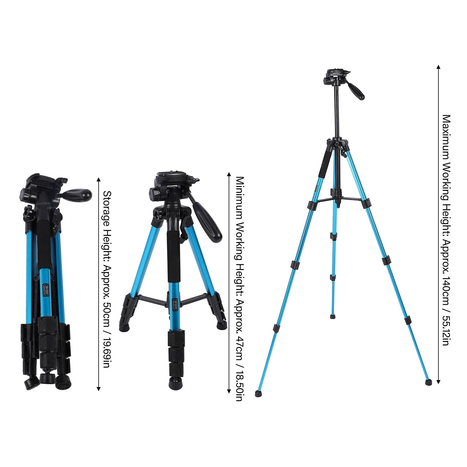 Cocoarm Treppiede DSLR con Gamba Regolabile in Lega di Alluminio per