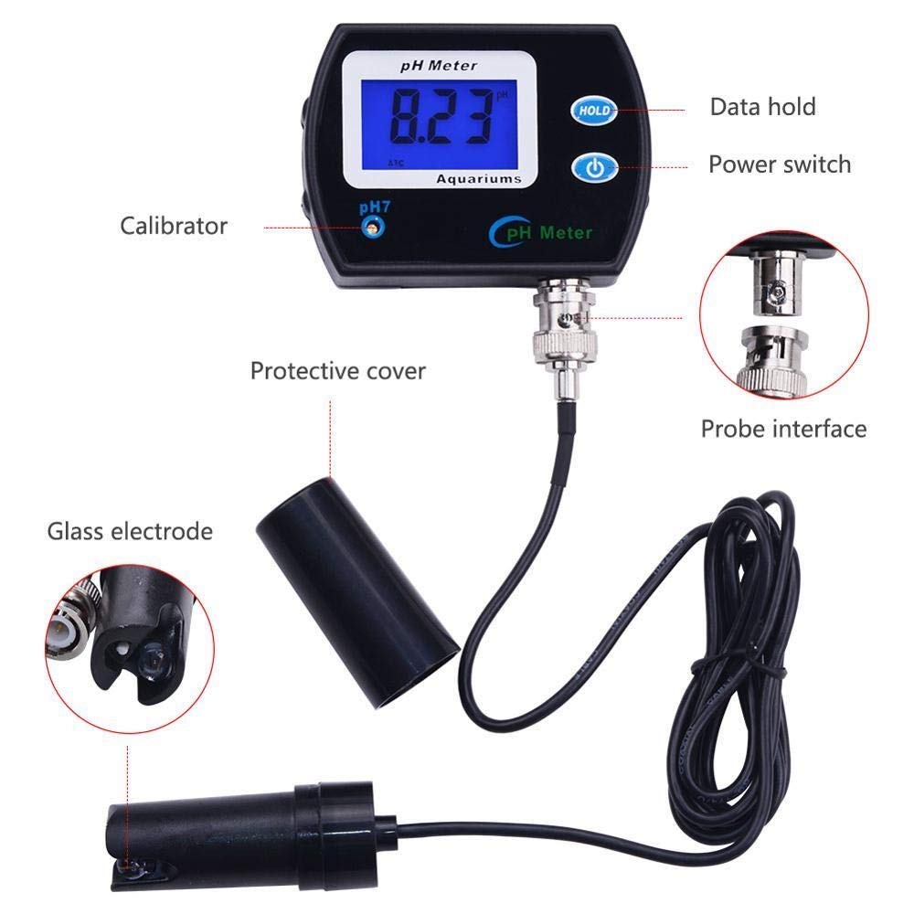 Przenośny tester miernika pH Dokładne długopis cyfrowy PH-990 Pocket Aquarium Wine LCD PH z dużym ekranem do pomiaru danych