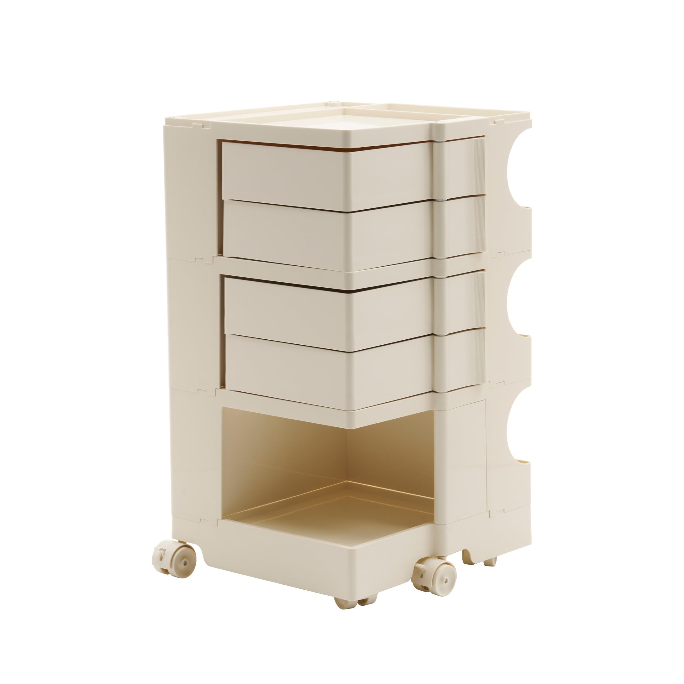 Amazon.co.jp: ボビーワゴン レプリカ 回転式手押し車 2段 3段 収納