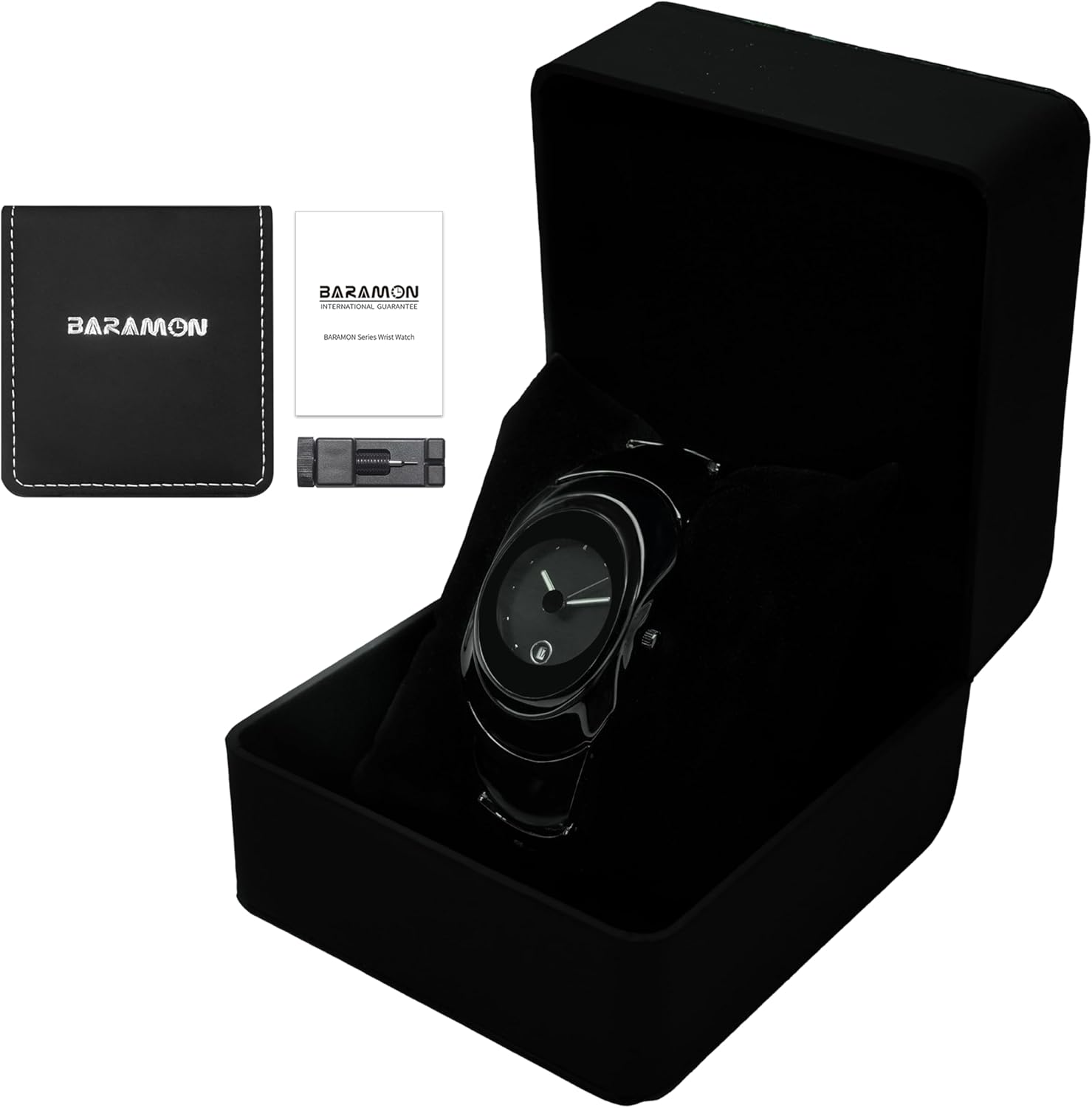 BARAMON Men's Fashion Watches Stylish Futuristic Collectible Unique Male Wristwatch Analog Quartz Clock Date Waterproof Watch for Men - Image 5