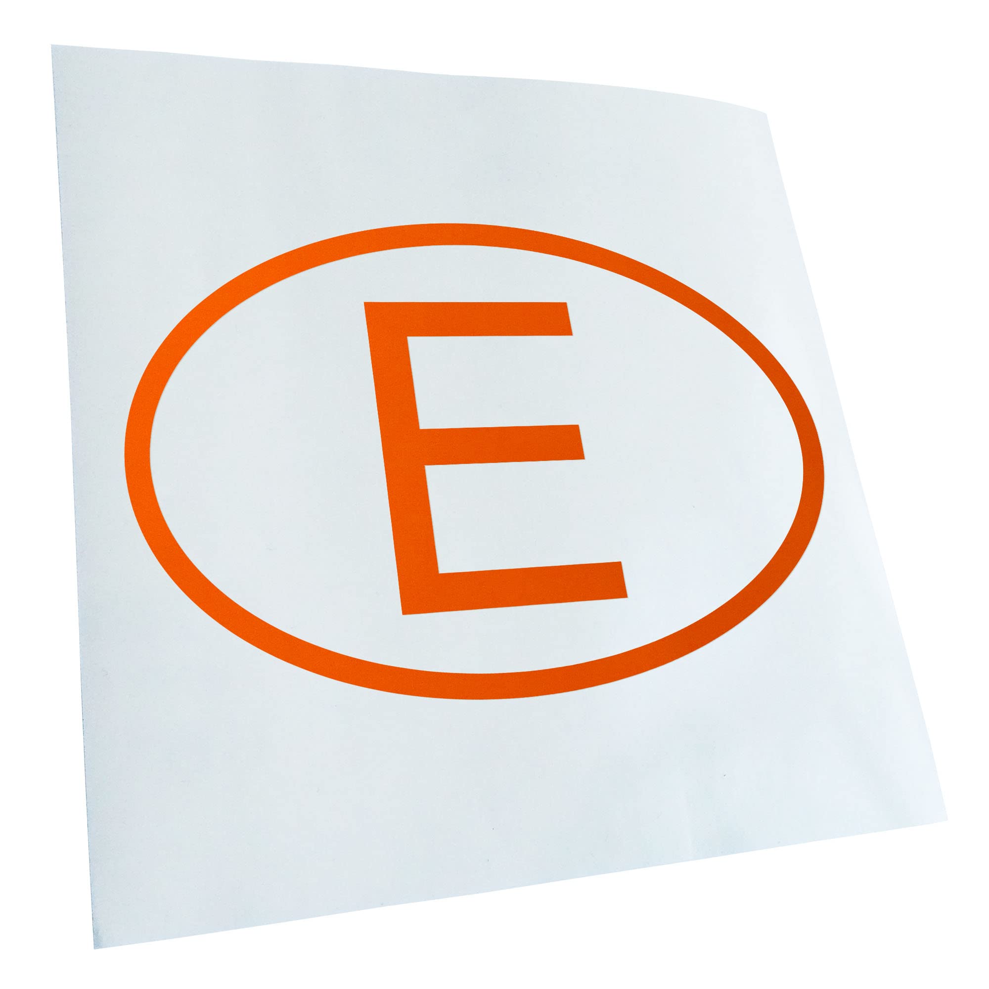 Kiwistar - Car Sticker - Orange - 50 x 33 cm Spain E - Rear Window Car Sticker Weatherproof for Car Truck Moped Truck - Sticker Exterior Self-Adhesive Tuning Accessories for Window Vehicle Window