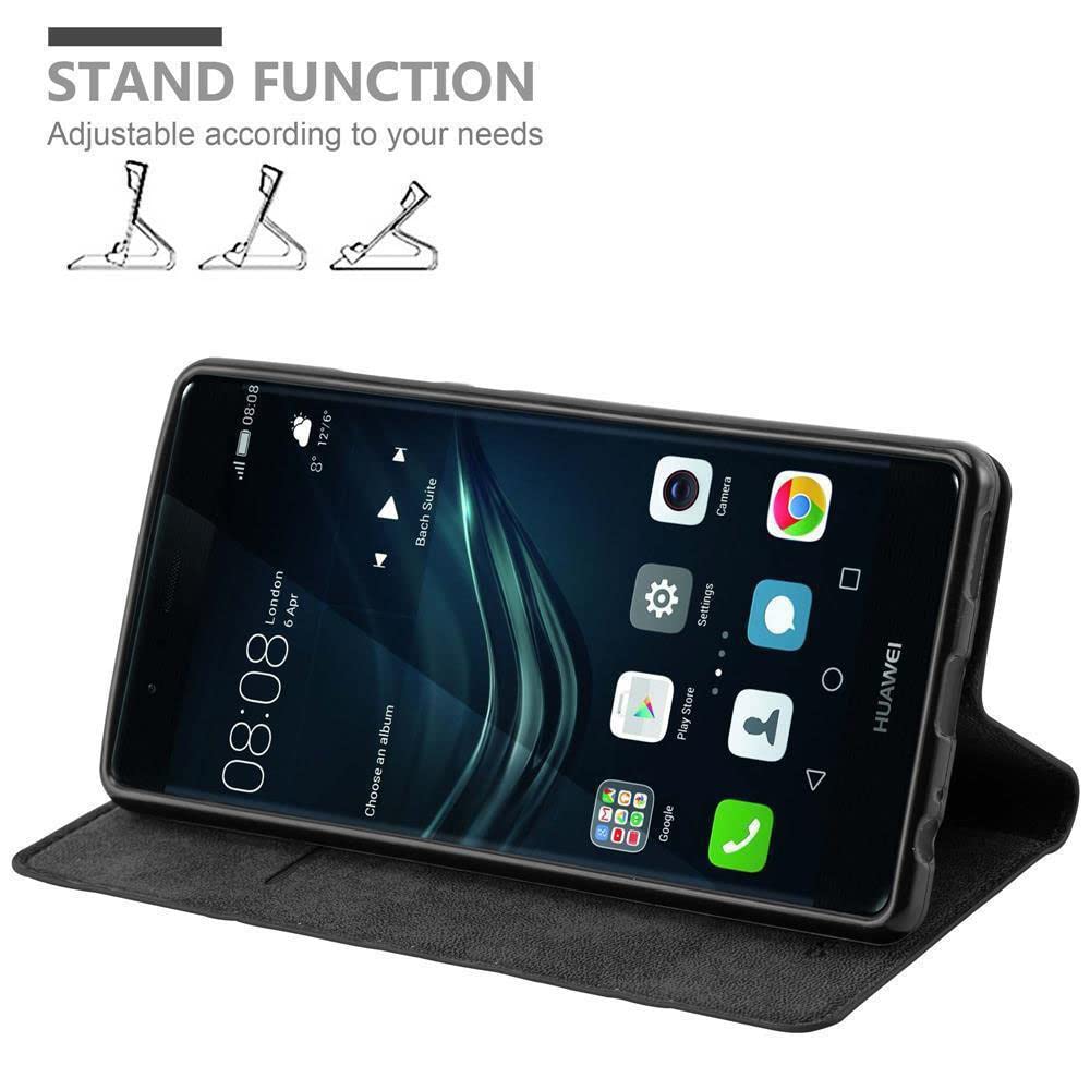 Cadorabo Custodia Libro per Huawei P20 in NERO CARBONE - con | FindTheDeal