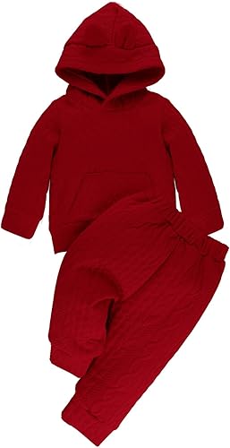 NEOBELLA Ropa de bebé recién nacida de 0 a 18 meses de manga larga y pantalones con diadema, trajes de otoño e invierno