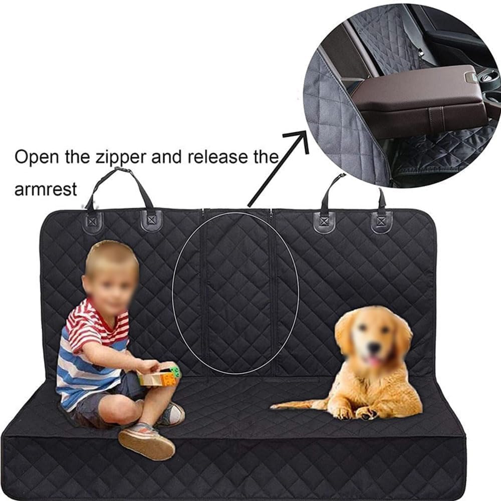 Housse de Siège Chien pour Nissan Navara NP300 D23 2014-2024 | Imperméable Protection Banquette Arrière Tapis Voiture