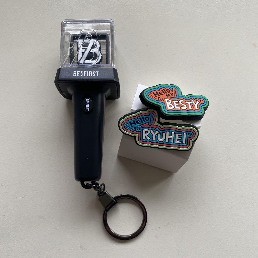 ビーファースト ペンライト、ミニキーホルダー1セット BE:FIRST OFFICIAL LIGHT STICK KEYRING – BMSG