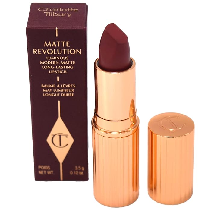 Buy Charlotte Tilbury Matte Revolution Lipstick M.I. Kiss, Berry Red