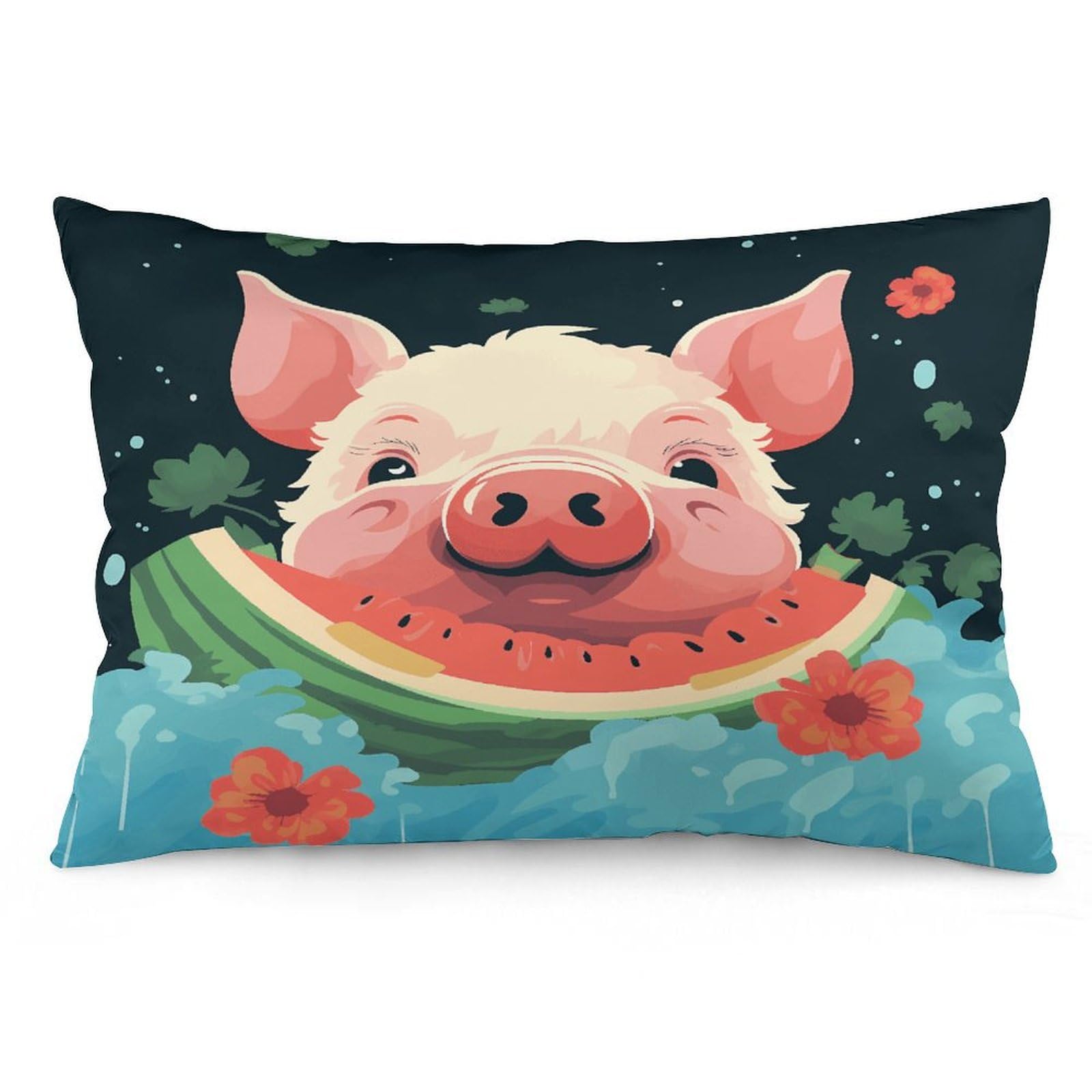 Wsoihfec Style Smiling (24) Throw Pillow Covers Decorative, Pillow Cases Soft Plush, Modern Farmhouse Boho Cushion Cover For Bed Couch Sofa Living Room Spring Decor12 X20