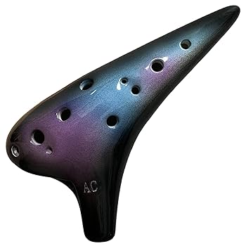 Focalink Ocarina 12SC 赤黒 Amazon.com: Bravura 12 Hole Ocarina – Alto C – Black Durable