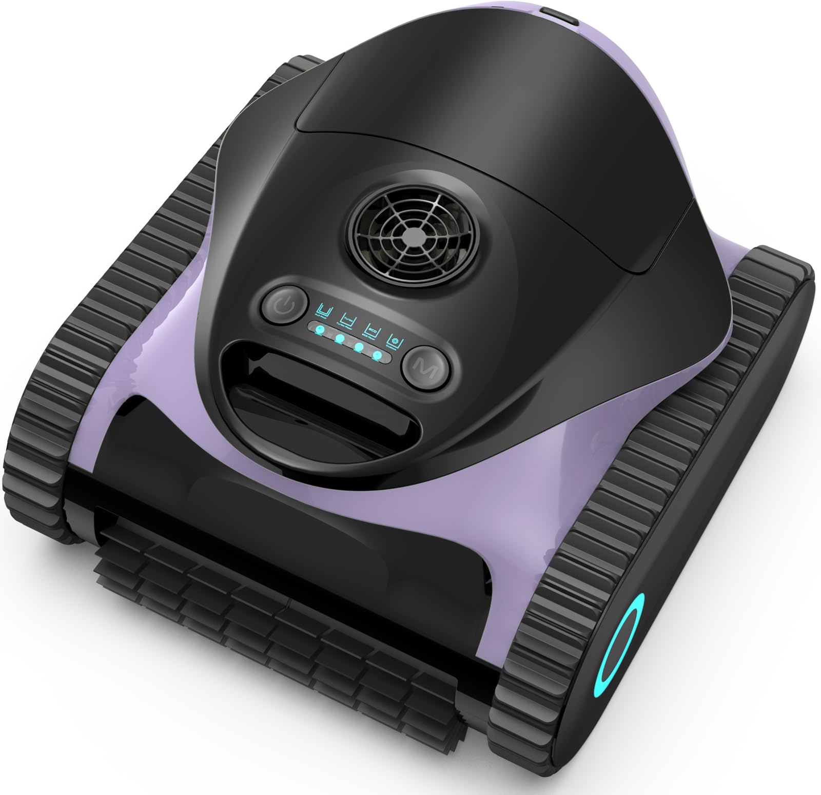 C1 Robot Limpiafondos a Batería – Limpieza de Fondo, Paredes y Línea de Flotación, Violeta Galáctico