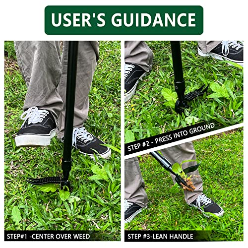 Ooir Onoo OOIRONOO-WEEDER-LONG High Hardness Weed Pulling Tool - Manual Stand Up Weed Puller thumb #4