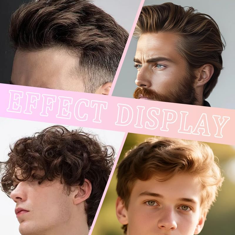 Image of DIANZHU 2Pcs Texture Comb, Volumizing Texture Comb for Men & Women, Wide-Tooth Hair Comb for Fluffy & Layered Hairstyles (Grey + Pink)