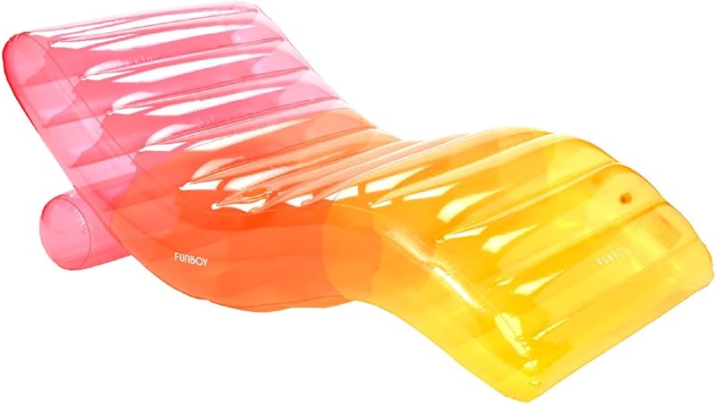 Tumbona inflable gigante de lujo con forma de arcoíris, silla flotante para pileta para adultos, perfecta para una fiesta en la pileta de verano | Silla flotante para pileta, para adultos, perfecta para fiestas en la pileta de verano